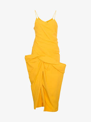 Jacquemus Strappy dress with draped skirt