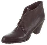 Thumbnail for your product : Stuart Weitzman Leather Lace-Up Booties