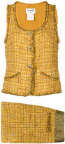 Chanel Vintage tweed two piece skirt set