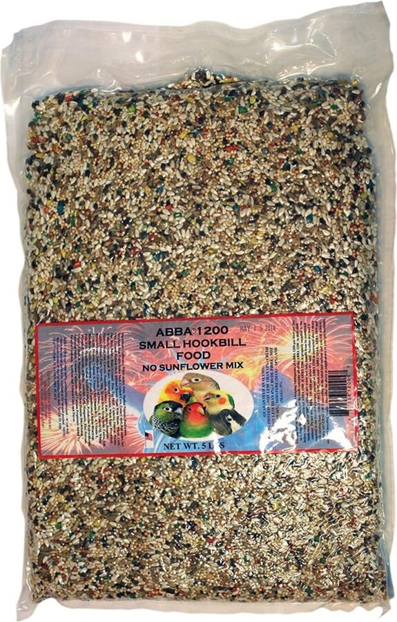 ABBA 1200 No Sunflower Mix Small Bird Food, 5-lb bag