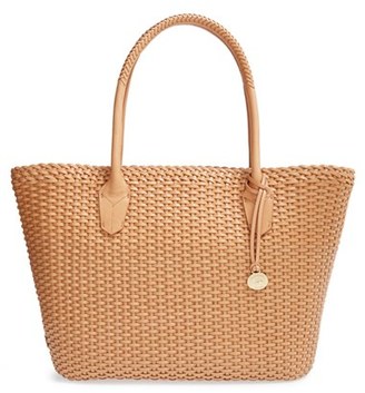 Brahmin Woven Leather Tote