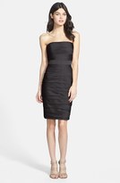 Thumbnail for your product : Monique Lhuillier Bridesmaids Ruched Strapless Cationic Chiffon Dress (Nordstrom Exclusive) (Regular & Plus Size)