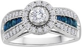 Thumbnail for your product : Allora Diamonds Platinaire Sapphire & White Diamond Accented White Diamond Solitaire Ring - 0.62 ctw