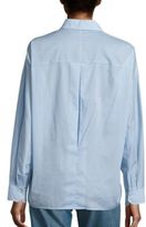 Thumbnail for your product : Vince Cotton Dropped Shoulder Shirt