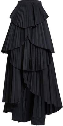 AMUR Ophelia Tiered High-Low Skirt