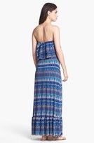 Thumbnail for your product : T-Bags 2073 Tbags Los Angeles Ruffle Trim Jersey Maxi Dress