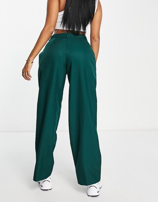 ASOS DESIGN everyday slouch boy pants in mint