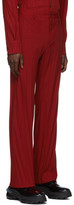 Thumbnail for your product : Valentino Red Plisse Trousers