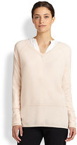 Thumbnail for your product : Vince Cashmere Raised-Seam Sweater