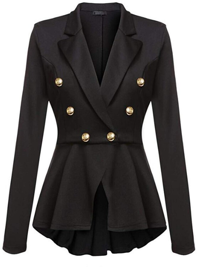 peplum winter coat