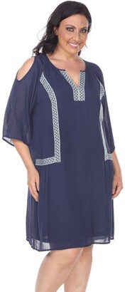 white mark plus size dresses