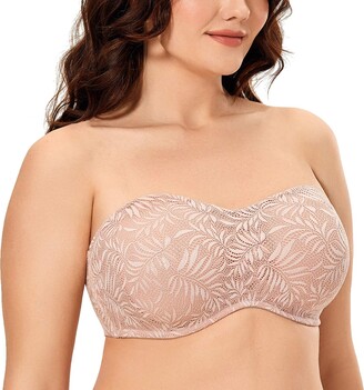 New Sexy Women's Strapless Minimizer Bras Large Bust Unlined