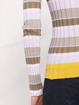 Thumbnail for your product : colville Ribbed-Knit Striped Top