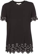 Thumbnail for your product : Michael Kors Grommeted Eyelet Matte-jersey Top