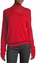 Thumbnail for your product : Helmut Lang Turtleneck Wool-Silk Sweater