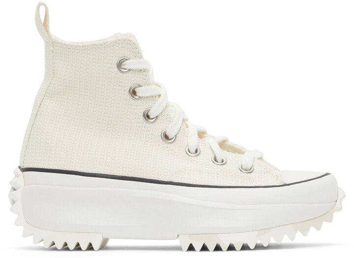 Off White Converse High Top | Shop the world's largest collection of  fashion | ShopStyle