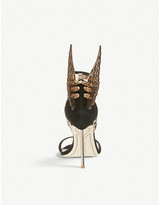 Thumbnail for your product : Sophia Webster Evangeline winged suede heeled sandals