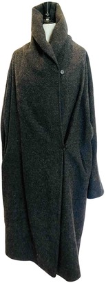 Claudia Strater Grey Wool Coat for Women
