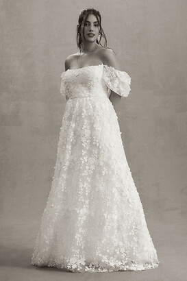 Lilia Strapless Bow Dress in White