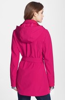 Thumbnail for your product : Betsey Johnson Tulip Hem Soft Shell Jacket with Removable Hood (Online Only)