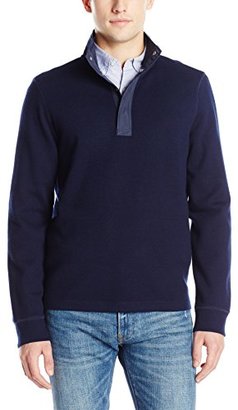 Jack Spade Men's Bayfield Half Button Pullover Sweater