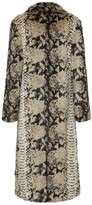 Thumbnail for your product : Unreal Fur Faux Fur Snake-Print Coat