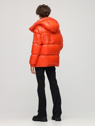 Moncler Guernic Hooded Nylon Laque Down Jacket