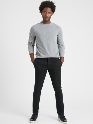 black stretch skinny chinos