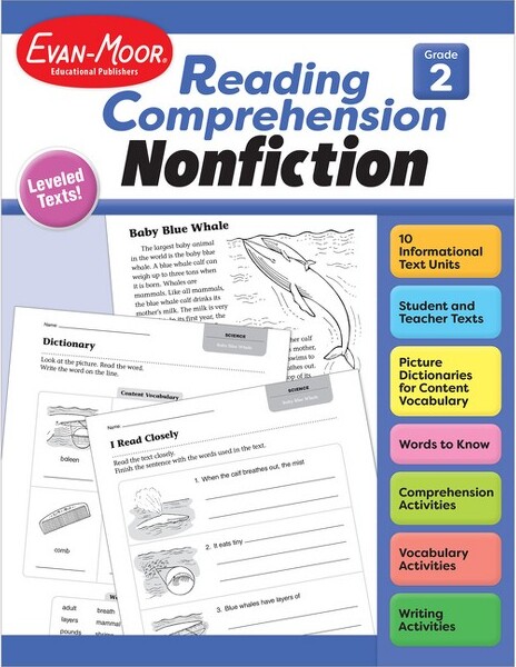 Evan-Moor Educational Publishers ReadingComprehension,Nonfiction,Grade2-(ReadingComprehension:Nonfiction)byEvan-MoorEducationalPublishers(Paperback)