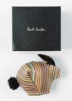 Thumbnail for your product : 'Signature Stripe' Print Leather 'Rabbit' Zip-Pouch