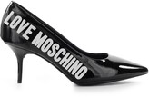 Thumbnail for your product : Love Moschino Black Patent Leather Pump
