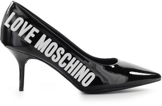 Love Moschino Black Patent Leather Pump