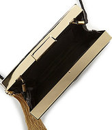 Thumbnail for your product : Kate Landry Tassle Pleated Box Frame Clutch