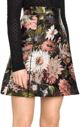 Dolce & Gabbana Flower Print Skirt