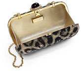 Thumbnail for your product : Judith Leiber New Soap Dish Leopard Swarovski-Crystal Clutch
