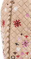 Thumbnail for your product : Bottega Veneta mink Intrecciato meadow flower medium Veneta bag