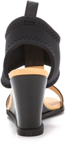 Thumbnail for your product : Maison Margiela Neoprene Wedge Sandals