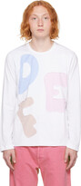 Thumbnail for your product : Comme des Garçons Shirt White Long Sleeve T-Shirt