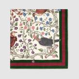 Thumbnail for your product : Gucci Rapaci print silk scarf