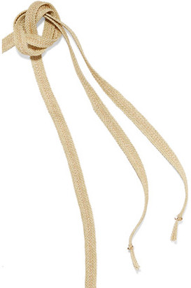 Chan Luu Woven Bead And Stone Necklace