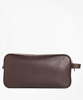 Thumbnail for your product : Brooks Brothers Leather Travel Kit