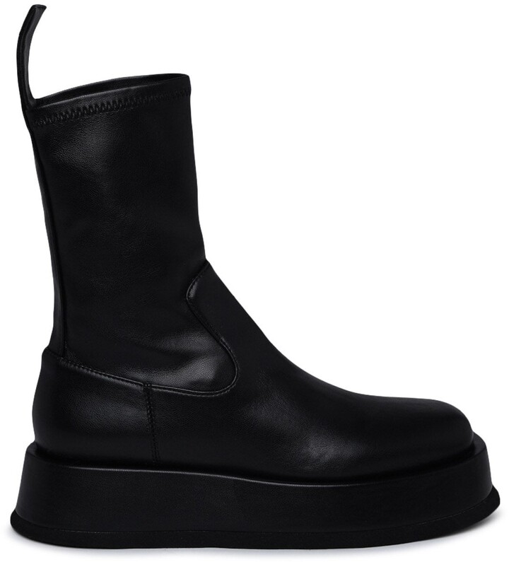 flatform black boots