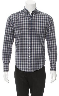 Band Of Outsiders Plaid Button-Up Shirt