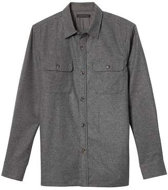 Banana Republic Grant Slim-Fit Italian Wool Blend Shirt Jacket