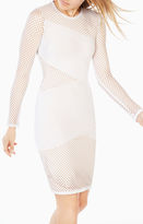 Thumbnail for your product : BCBGMAXAZRIA Jorden Mesh-Paneled Dress