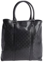 Thumbnail for your product : Gucci black coated canvas tall tote bag