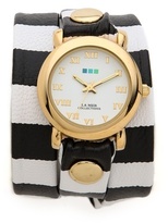 Thumbnail for your product : La Mer Striped Wrap Watch