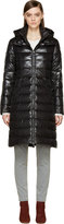 Thumbnail for your product : Moncler Black Quilted Down Moka Coat