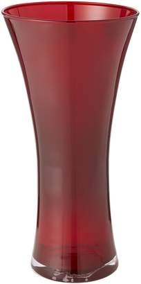 Linea Flare tall red vase 30cm