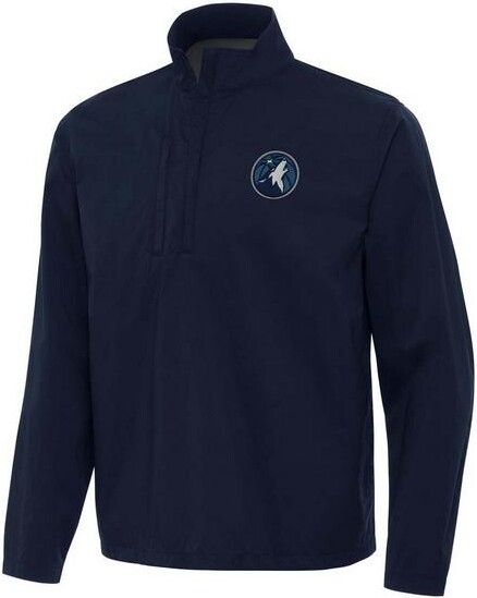 Minnesota Timberwolves Antigua Brisk 1/4 Zip Small Navy